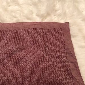 dior monogram scarf